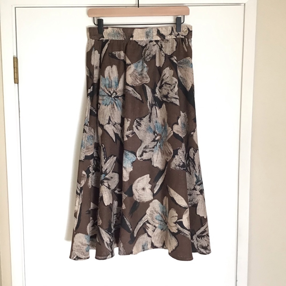 Vintage A-line skirt with pockets size 9/10
